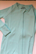 Bamboo Basics Blue Ribbed Zippy