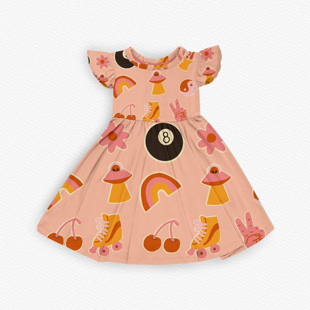Retro Daydream Twirl Dress